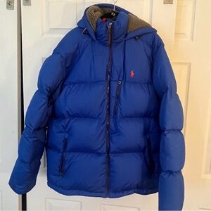 Ralph Lauren Royal Blue Puffer Jacket